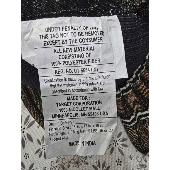 NWT John Derian for Target Beaded Turkey Decorative Pillow - Picture 13 of 14